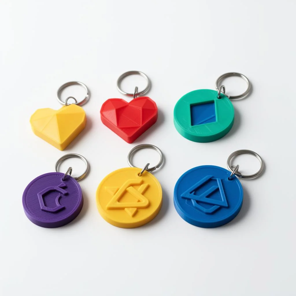 Bunte Logo-Kollektion